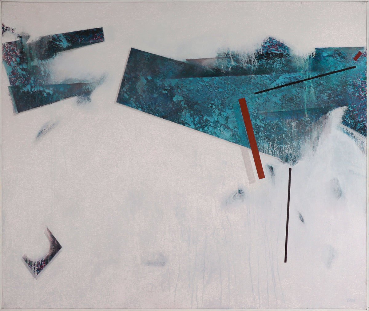 Geometric Abstraction <br>20th Century Acrylic <br><br>#C8659