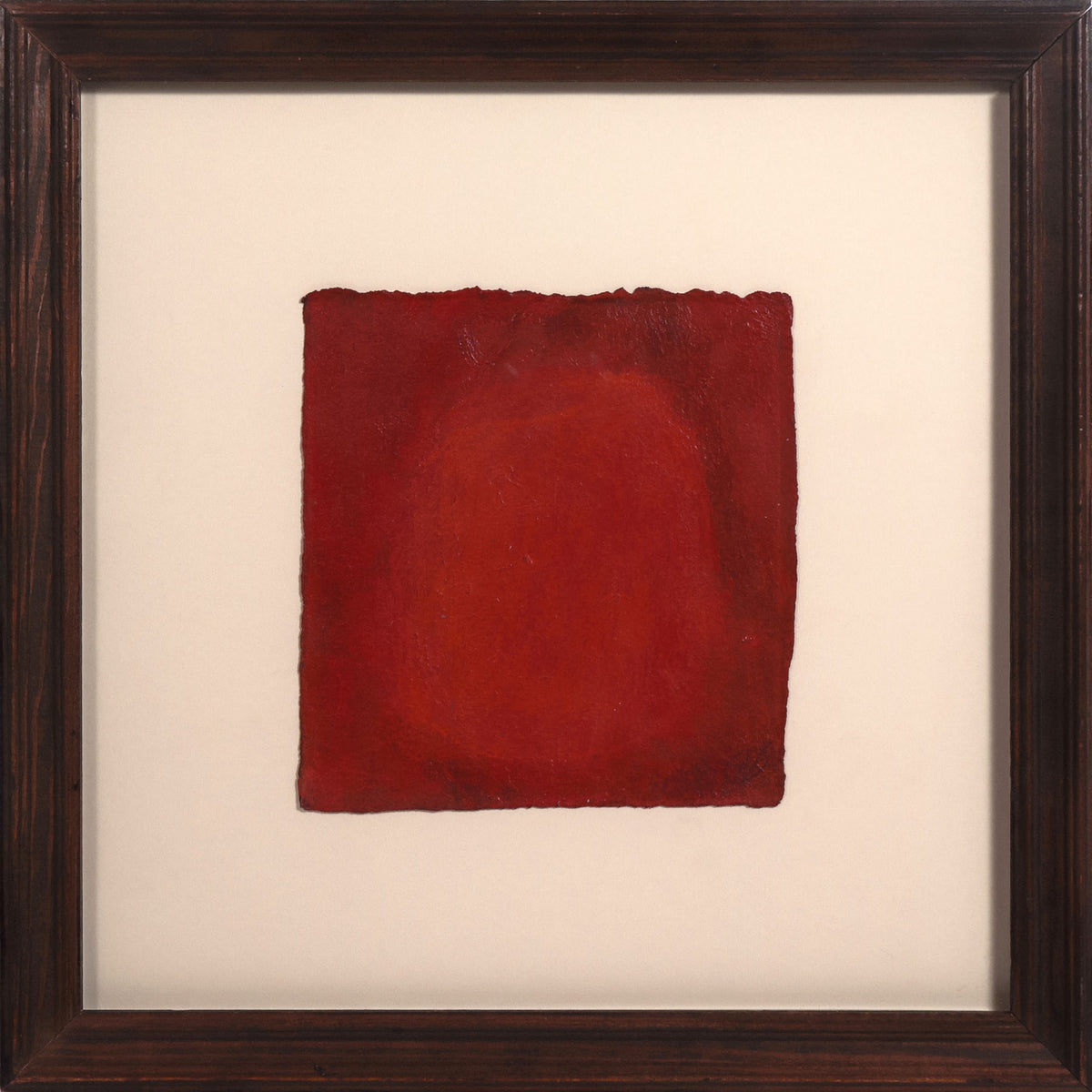 Abstract in Shades of Red <br>20th Century Oil on Paper <br><br>#C8676