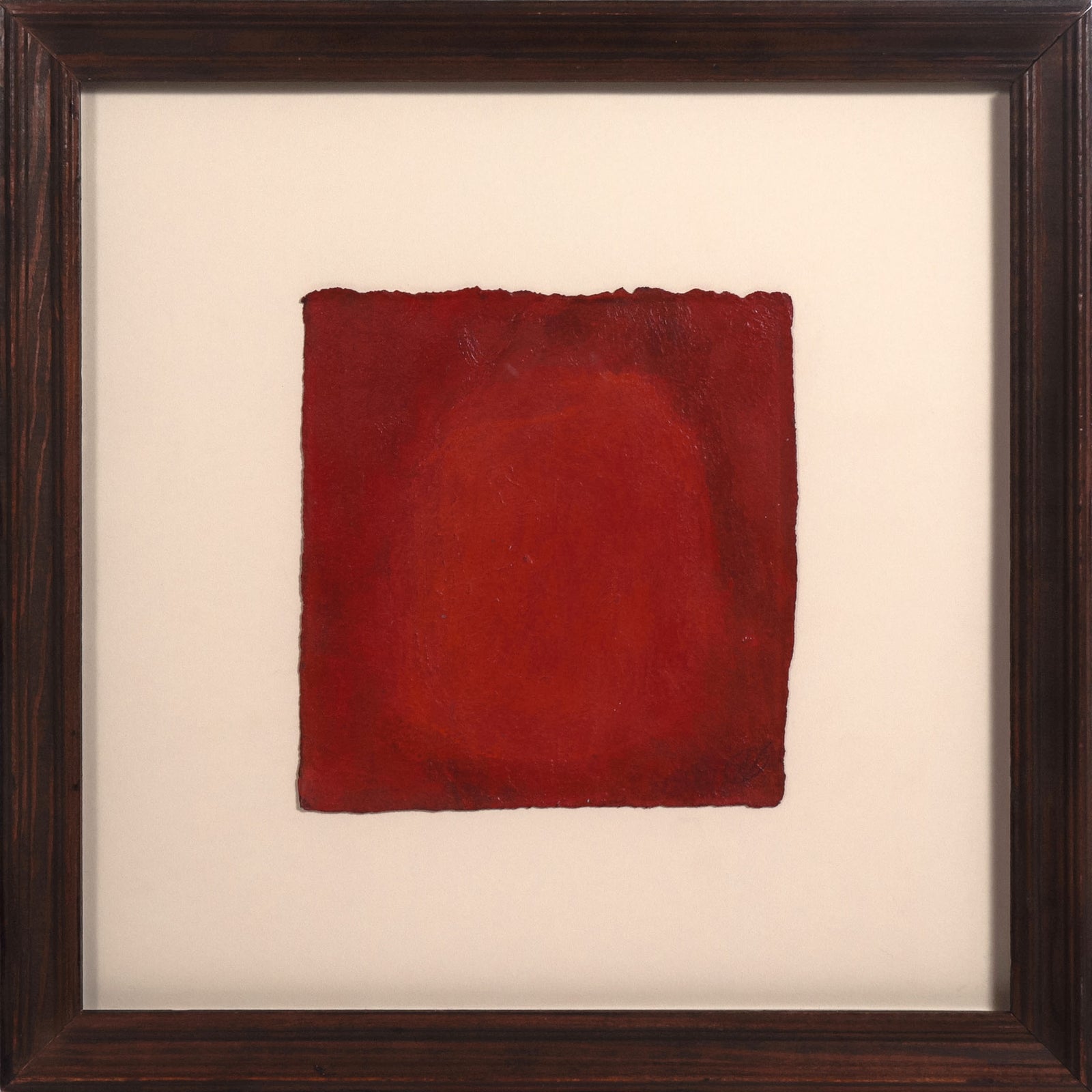 Abstract in Shades of Red <br>20th Century Oil on Paper <br><br>#C8676