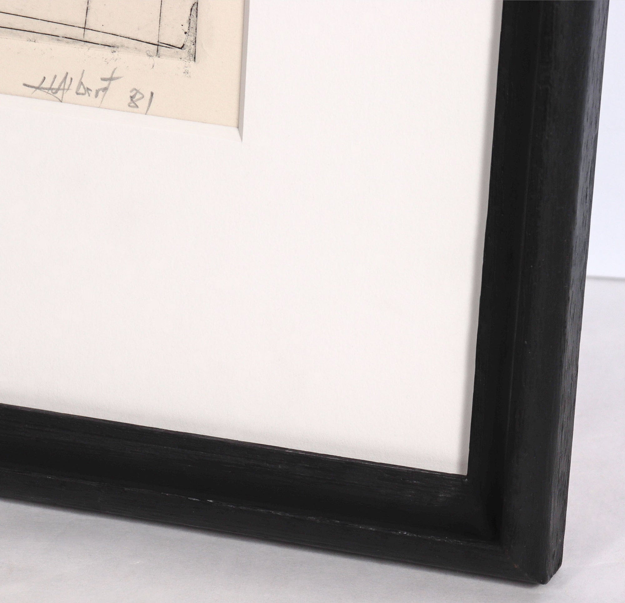 Modernist Linear Abstract <br>1981 Etching <br><br>#C8679