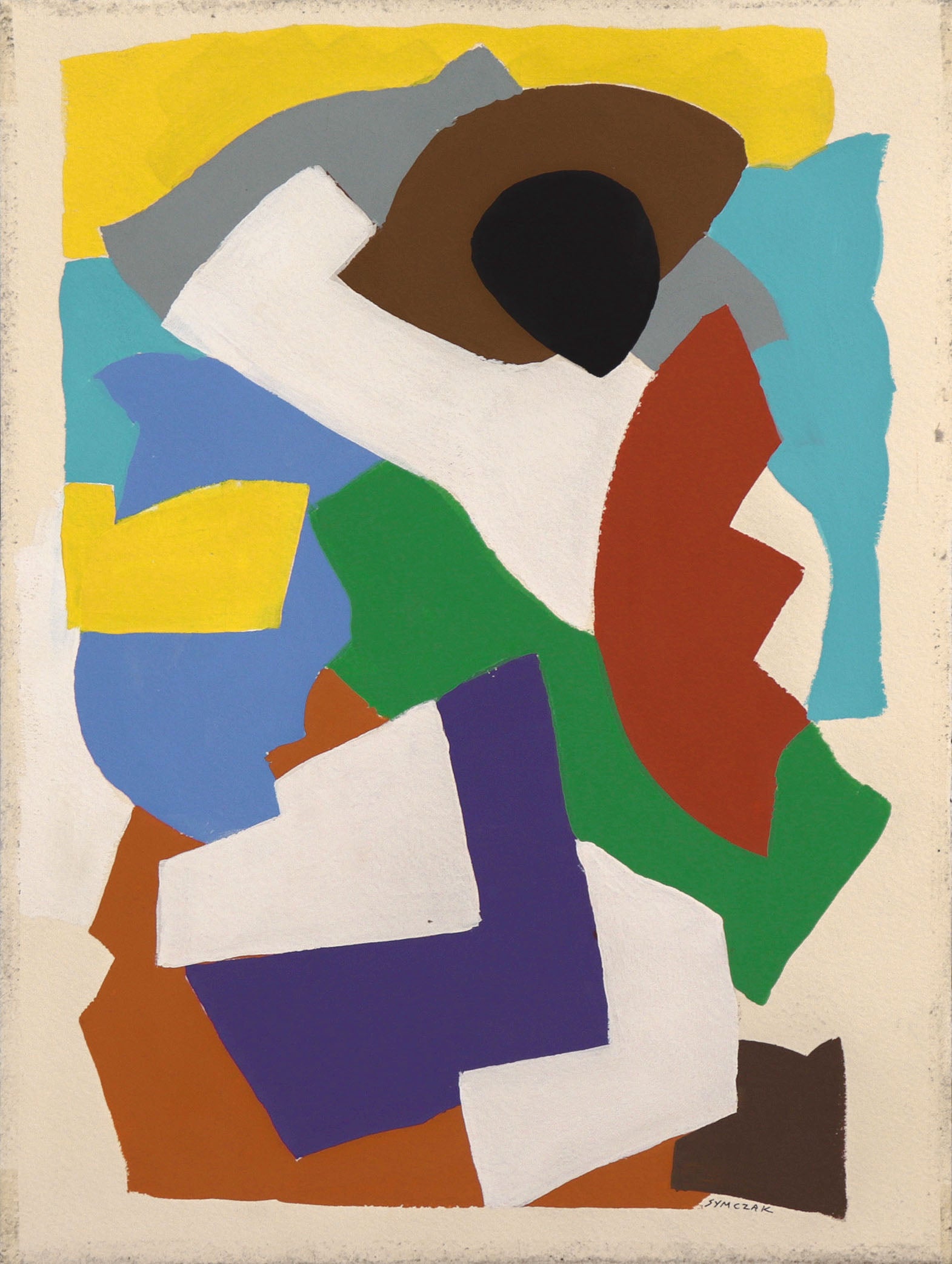 <i>Mexican Man</i> <br>1987 Acrylic <br><br>#C8738