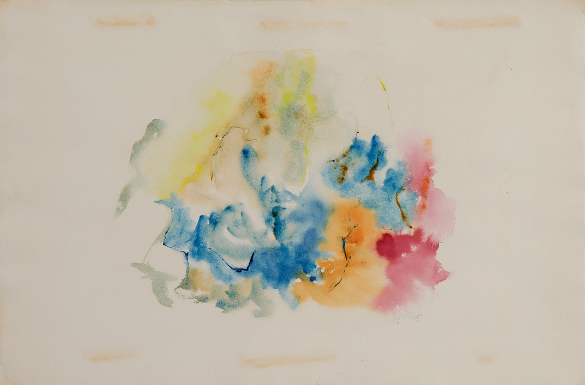 Painterly Abstraction <br>1962 Watercolor <br><br>#C8756