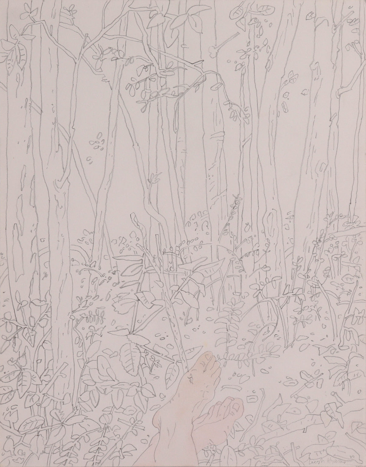 &lt;i&gt;Marin&lt;/i&gt; &lt;br&gt;1980 Watercolor &amp; Graphite &lt;br&gt;&lt;br&gt;#C8778