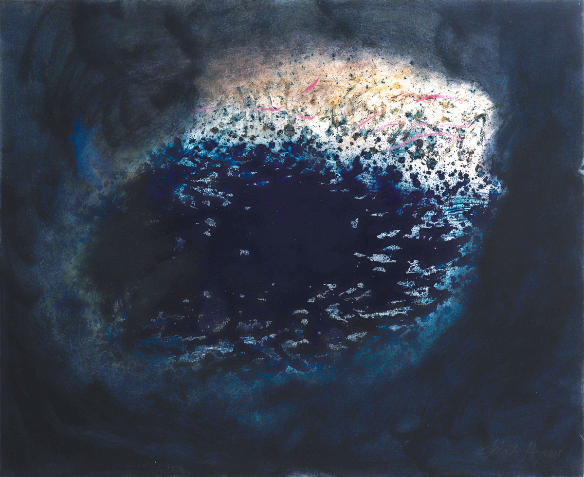 &lt;i&gt;Blue Pond - Night&lt;/i&gt; &lt;br&gt;1996 Gouache &amp; Pastel &lt;br&gt;&lt;br&gt;#C8782