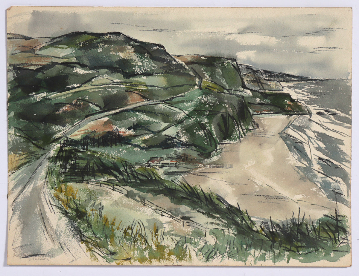 <i>Alaska</i> <br>1954 Watercolor <br><br>#C8788