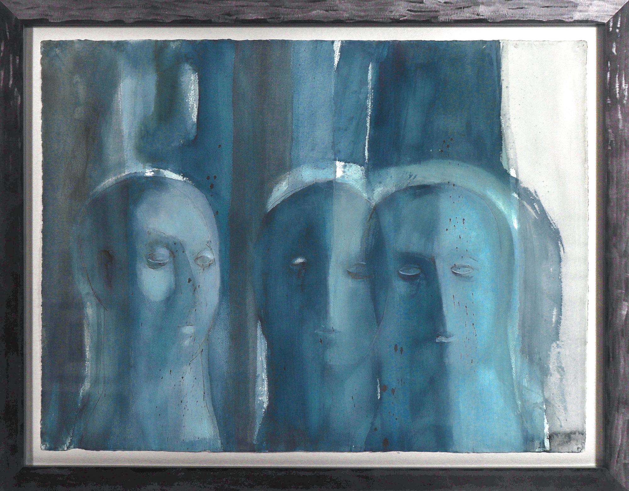 <i>Triad</i> <br>1970s Watercolor on Paper <br><br>#C8797