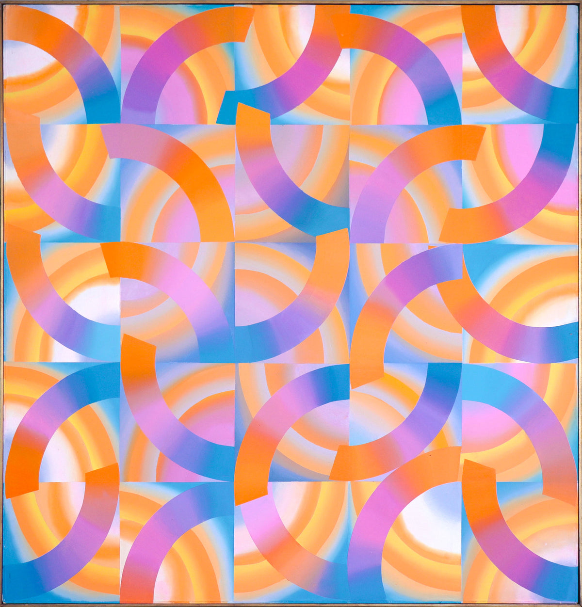 Circles &amp; Arches &lt;br&gt;1974 Acrylic &lt;br&gt;&lt;br&gt;#C8848