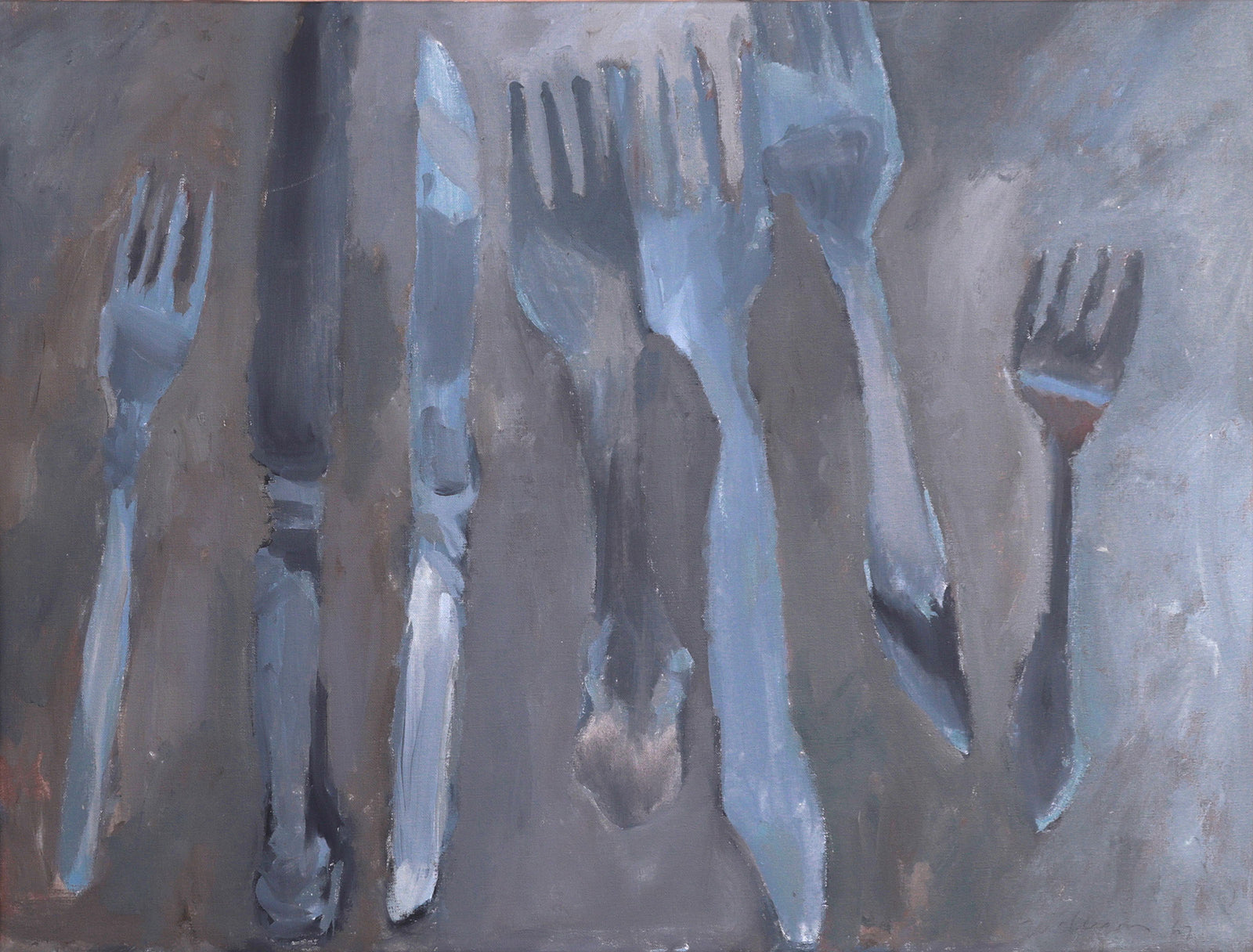 <i>Silver</i> <br>1967 Oil <br><br>#C8864