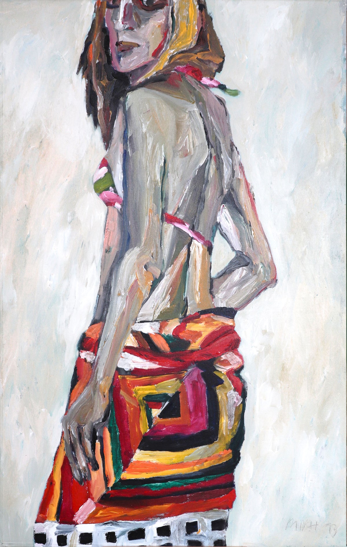 &lt;i&gt;Self-Portrait&lt;/i&gt; &lt;br&gt;1973 Acrylic &lt;br&gt;&lt;br&gt;#C8866