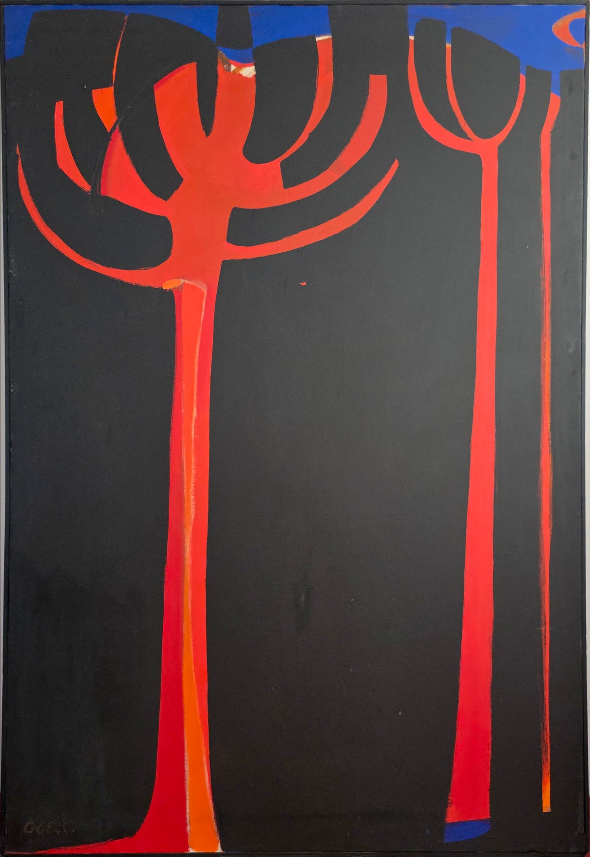 Hard Edge Abstract &lt;br&gt;1966 Acrylic &lt;br&gt;&lt;br&gt;#C8906