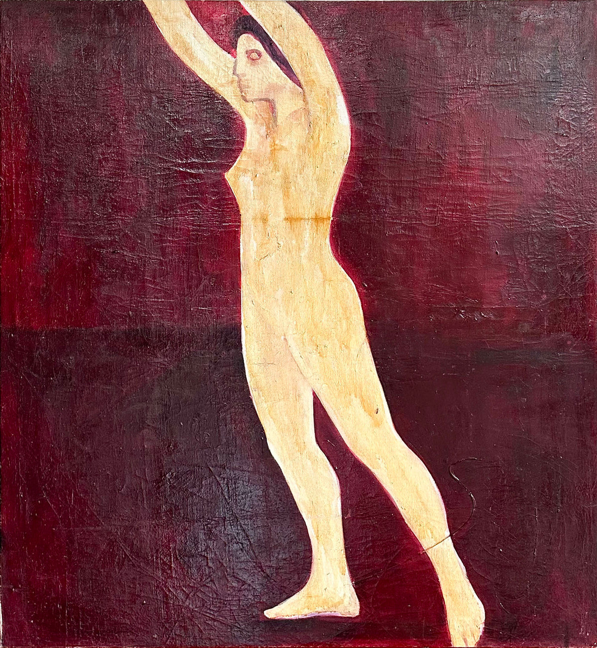 Bay Area Figurative Nude <br>20th Century Oil <br><br>#C8911