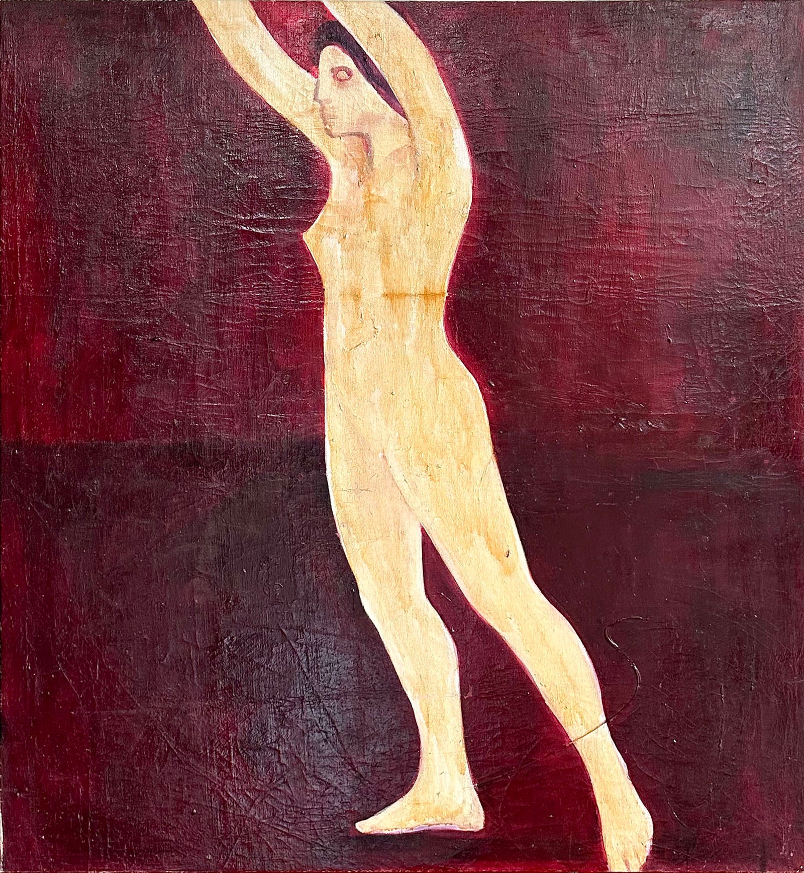 Bay Area Figurative Nude <br>20th Century Oil <br><br>#C8911