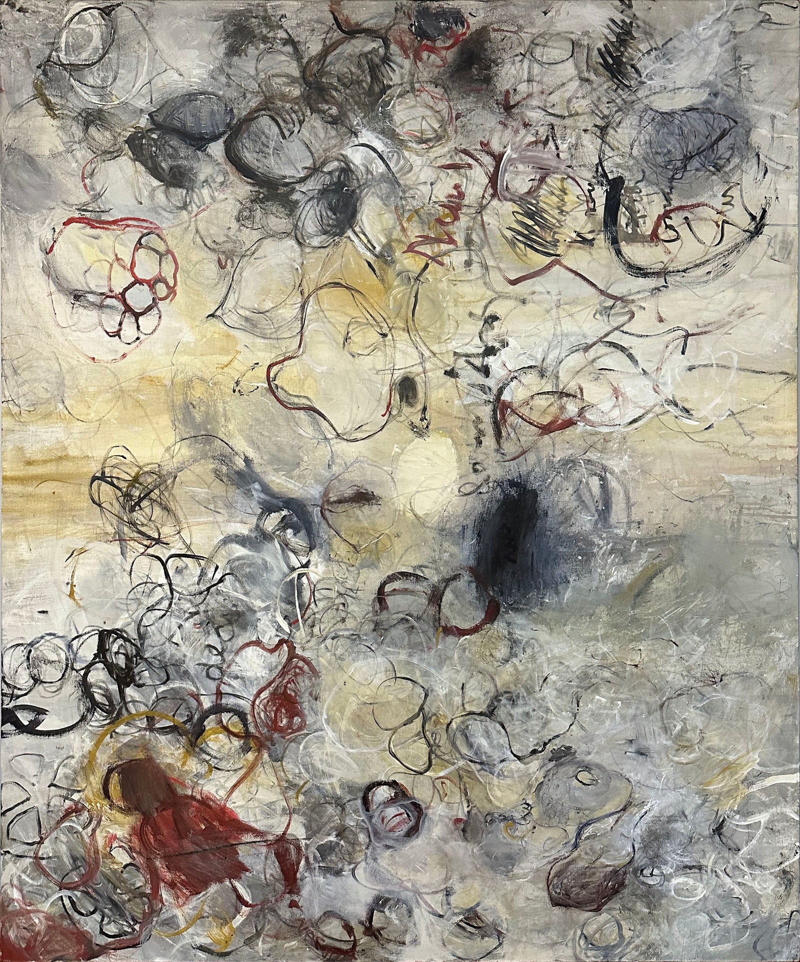 Bay Area Abstract Expressionism <br>20th Century Acrylic <br><br>#C8920