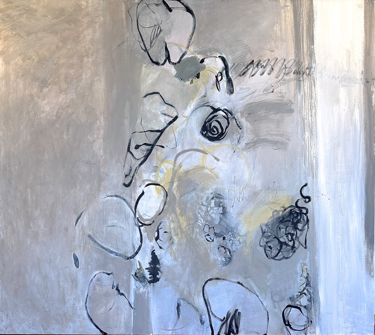 Circular Swirling Abstraction &lt;br&gt;20th Century Acrylic &lt;br&gt;&lt;br&gt;#C8927