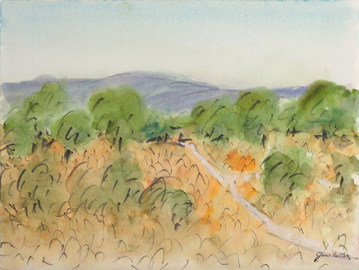 Sunny NorCal Landscape &lt;br&gt;2000s Watercolor &amp; Pastel &lt;br&gt;&lt;br&gt;#C8995