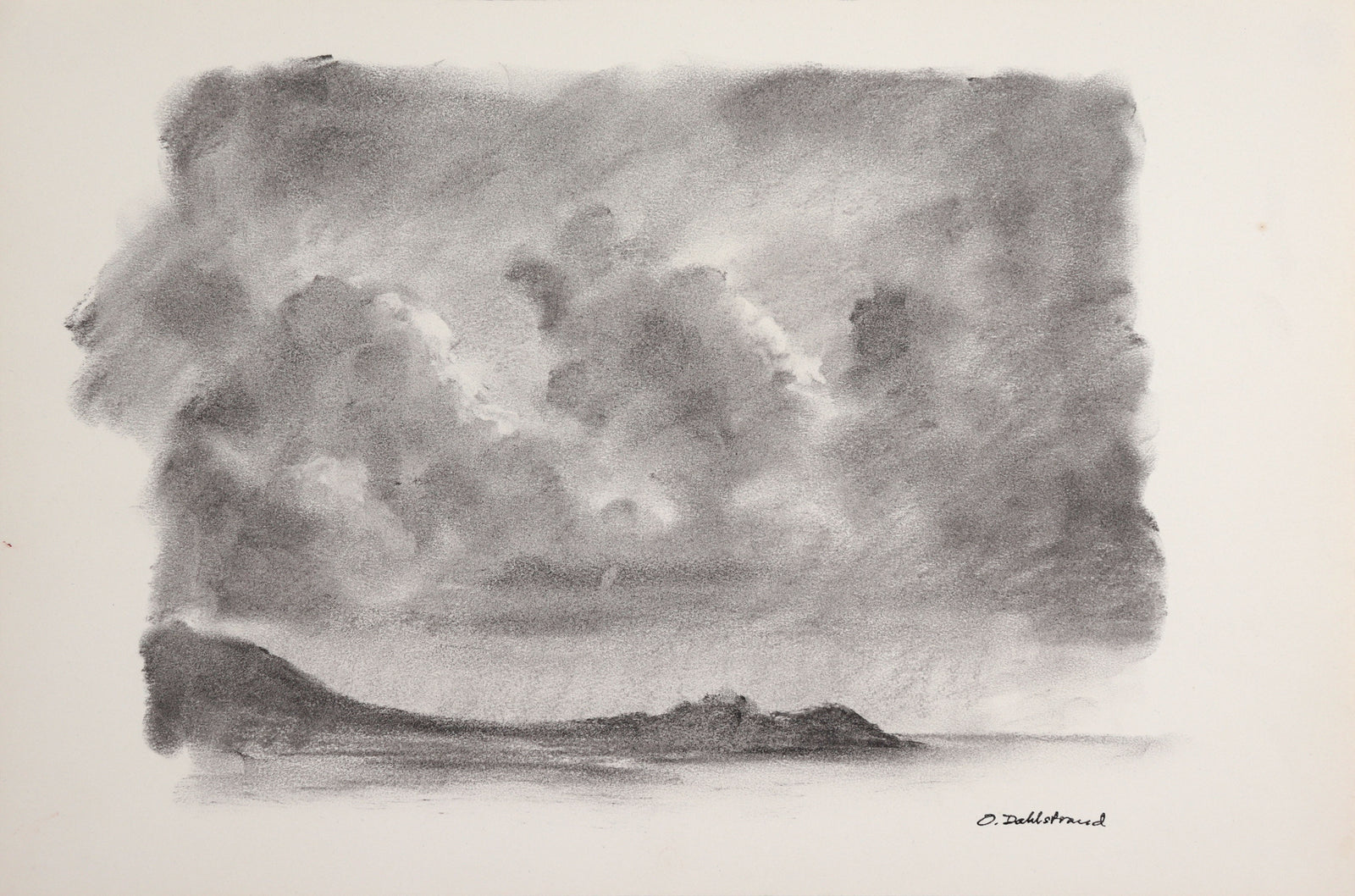 Monochromatic Stormy Sky <br>Mid Century Graphite <br><br>#C9020