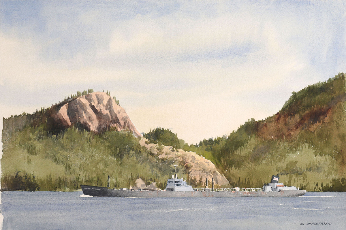 &lt;i&gt;Oil From Valdez&lt;/i&gt; &lt;br&gt;1989 Watercolor &lt;br&gt;&lt;br&gt;#C9032