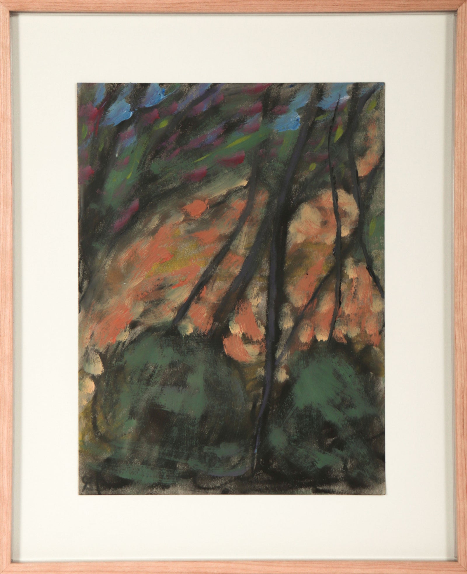 <i>Orr Creek</i> <br>2025 Oil & Pastel on Paper <br><br>#C9058