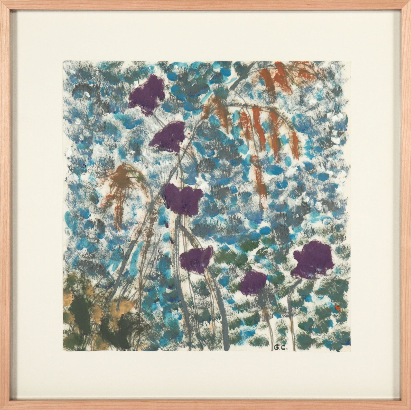 Floral Still Life Study <br>2025 Oil on Paper <br><br>#C9064