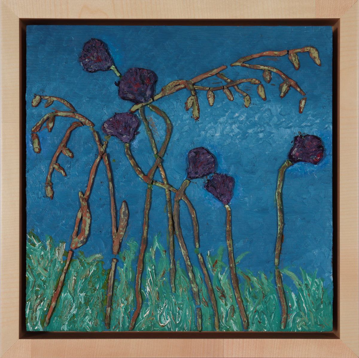 <i>Blue Dicks (flower)</i> <br>2025 Oil <br><br>#C9094