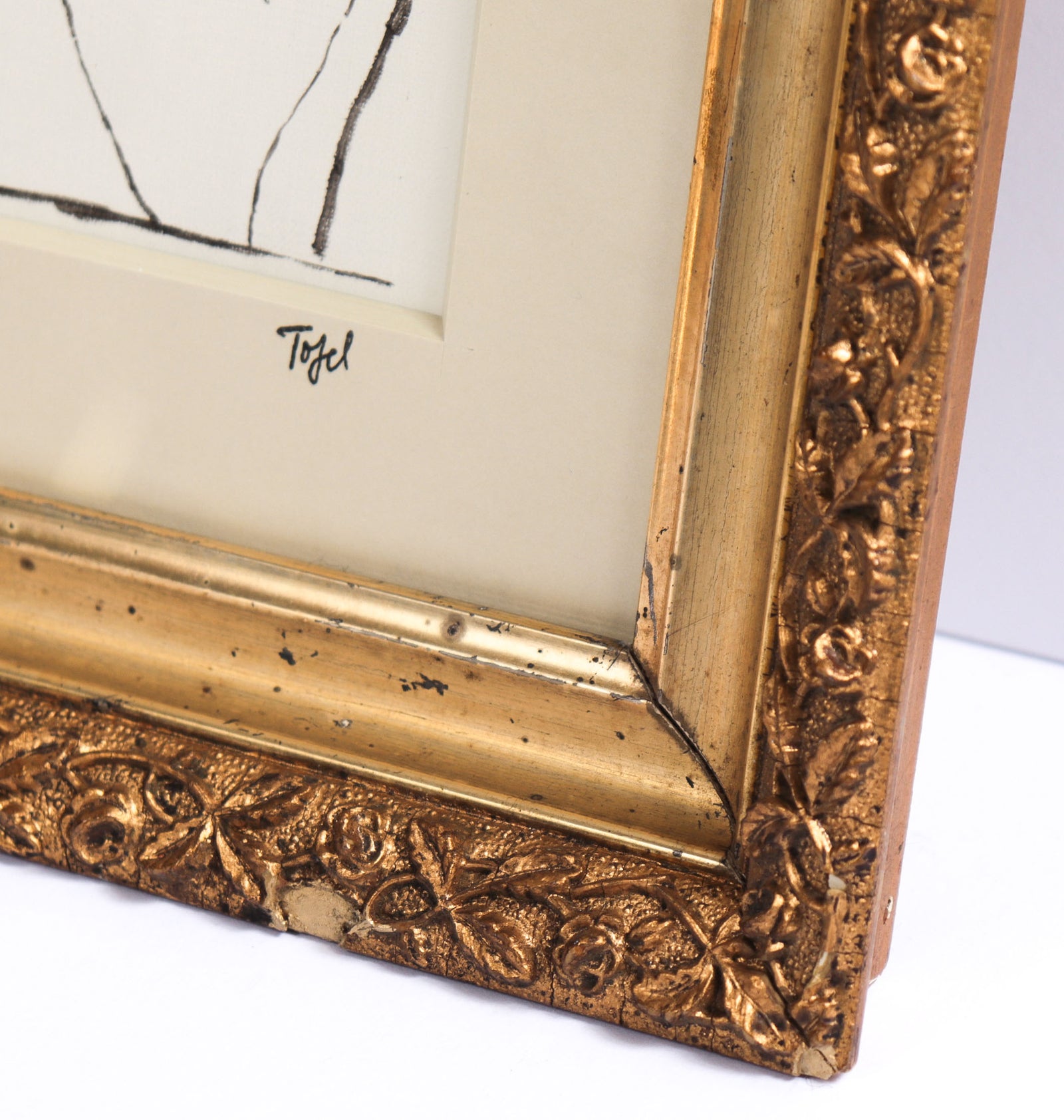 Intertwined Figures <br>Early 20th Century Ink <br><br>#13523