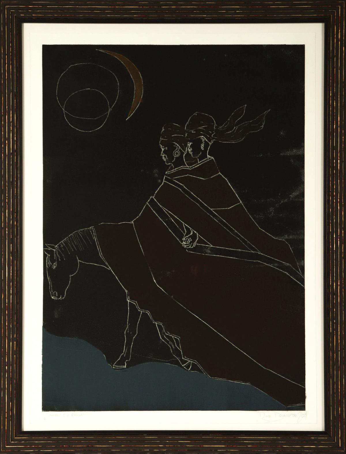 <i>Journey by Night</i> <br>2025 Monotype <br><br>#C9129