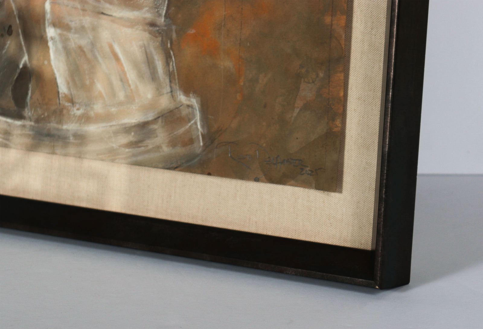 <i>Greco-Roman Figure II</i> <br>2025 Gouache, Chalk & Charcoal <br><br>#C9130