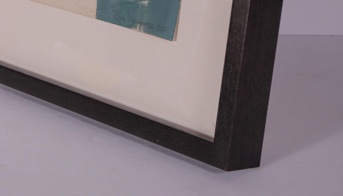 <i>Souvenir III</i> <br>2025 Gouache & Graphite on Antique French Canvas Paper <br><br>#C9135