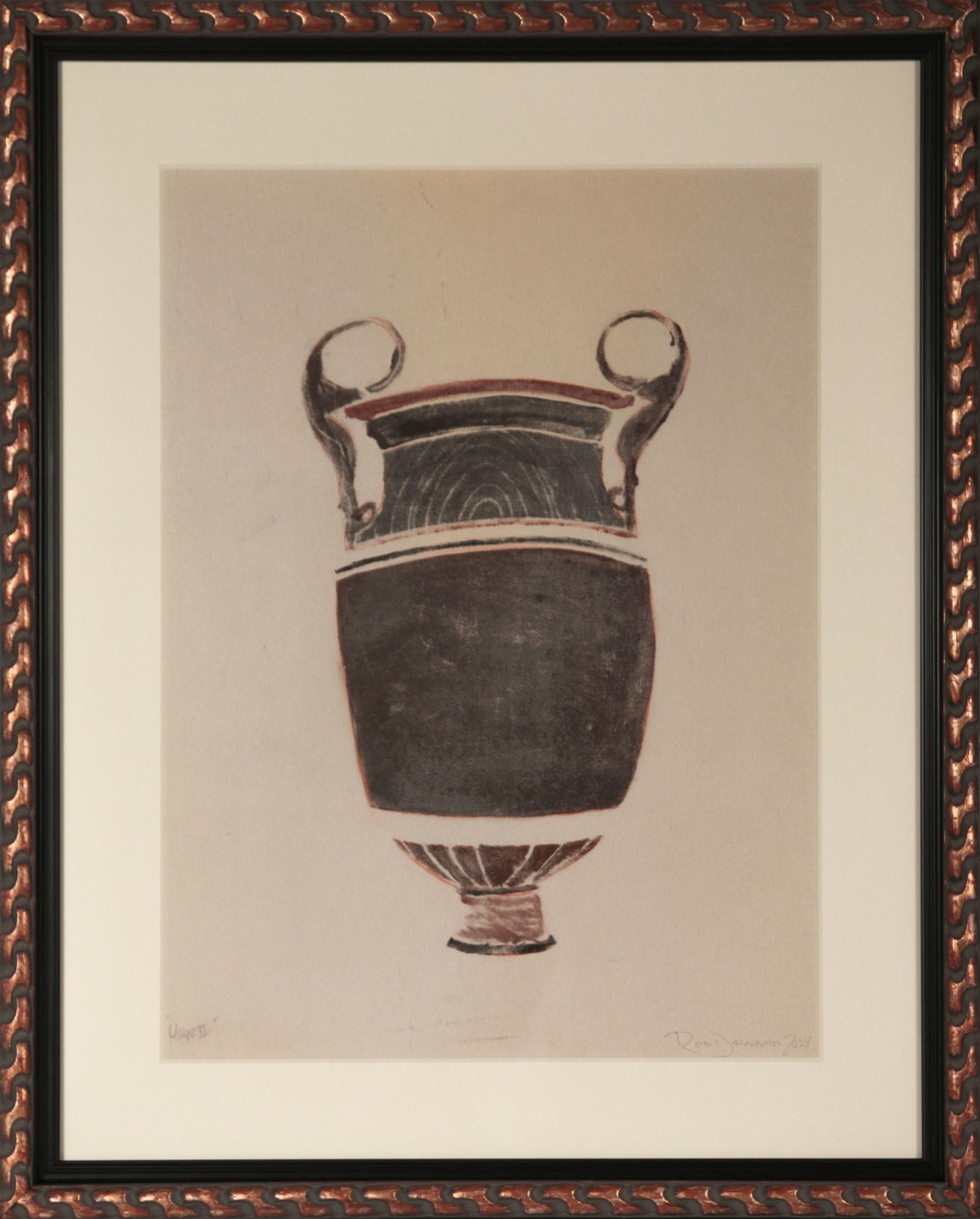 <i>Urn II</i> <br>2024 Monotype on Antique Paper <br><br>#C9172