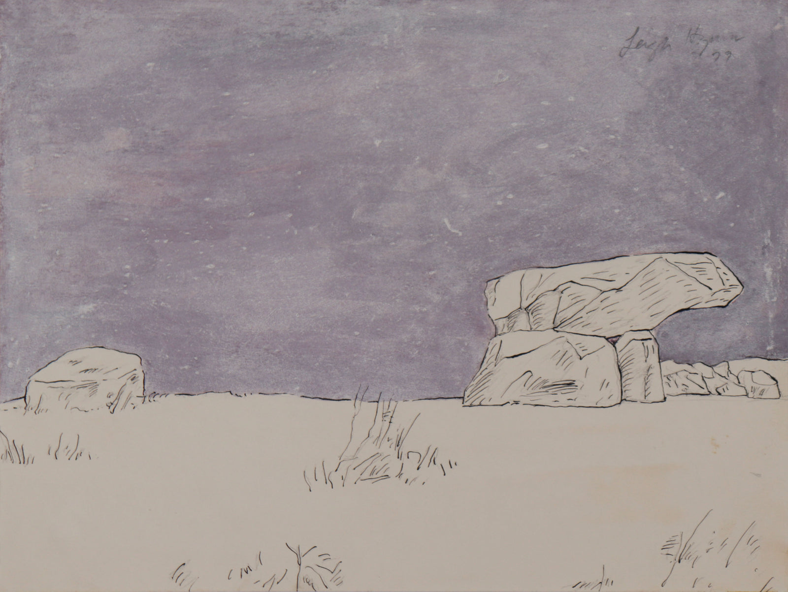 <I>Ballina</I> <br>1979 Ink & Gouache <br><br> #C9203