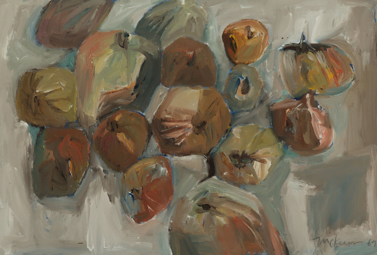 <I>Onions</I> <br>1969 Acrylic <br><br>#C9328