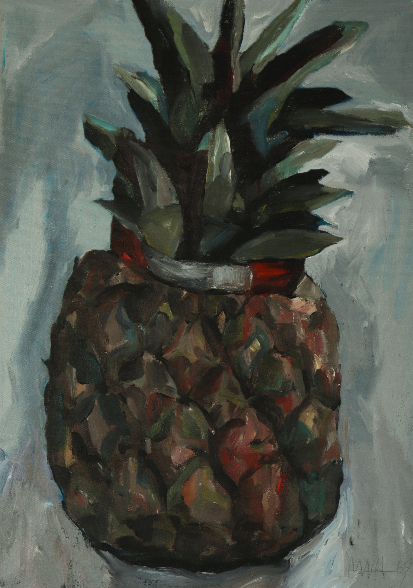 <I>Pineapple</I> <br>1969 Acrylic <br><br>#C9329