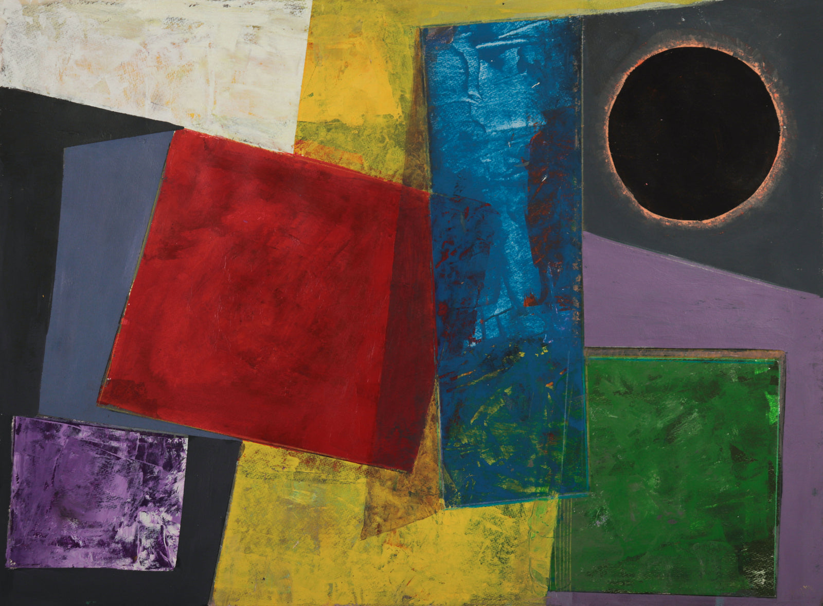 Geometric Abstract <br>Mid Century Acrylic <br><br>#C9341