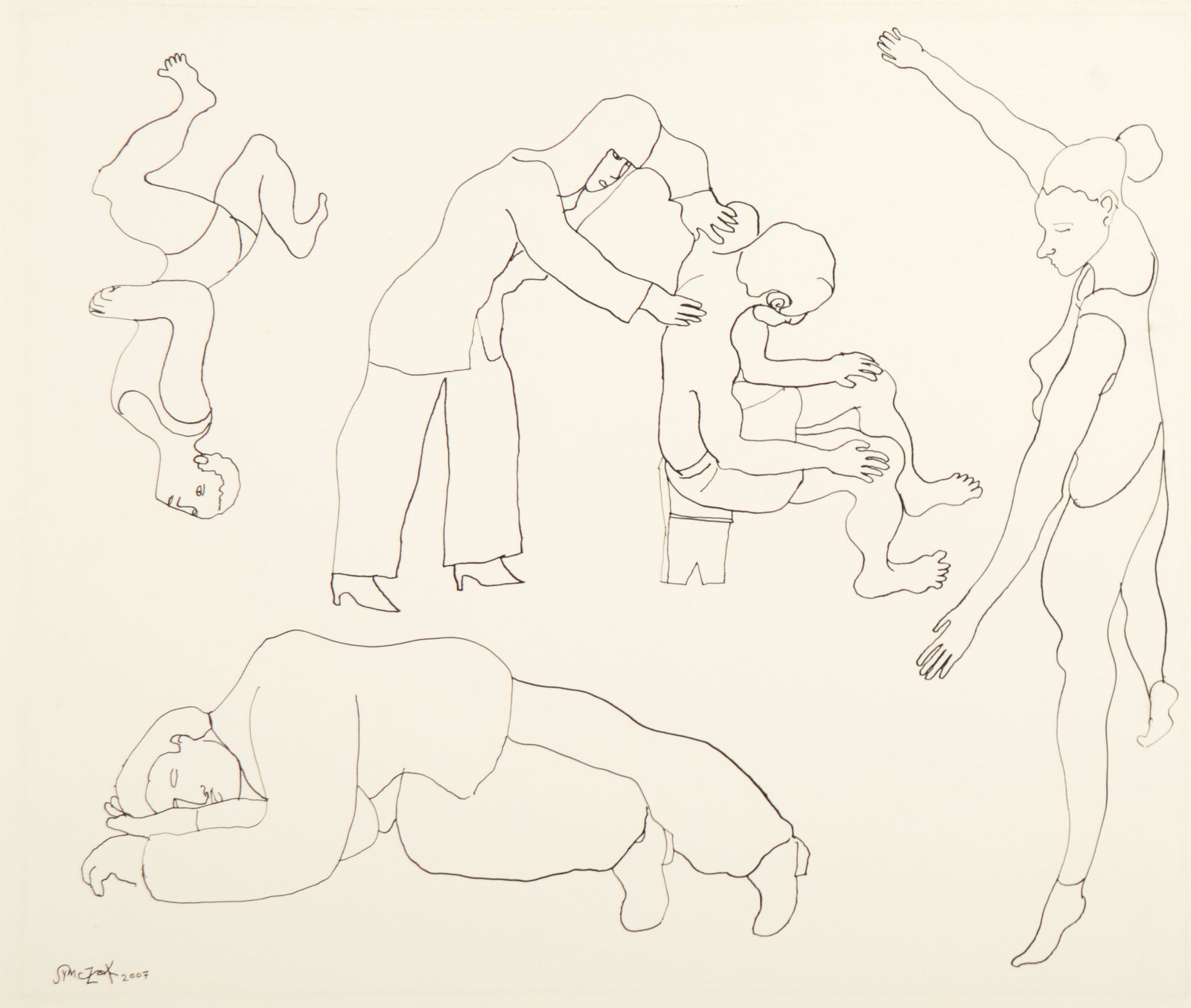 Figure Studies <br>2007 Ink <br><br>#C9346