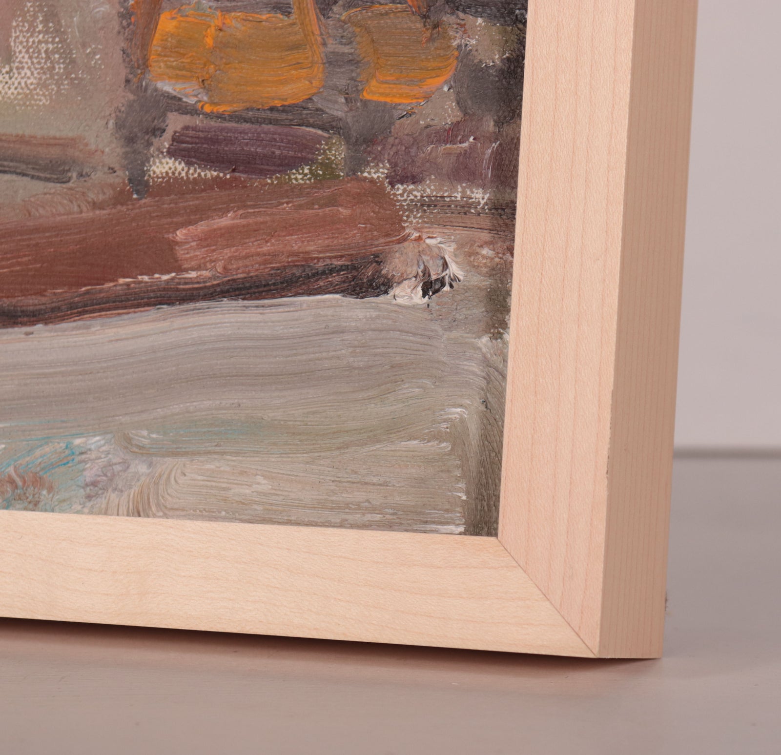 Gestural San Francisco Scene <br>20th Century Oil <br><br>#C9382