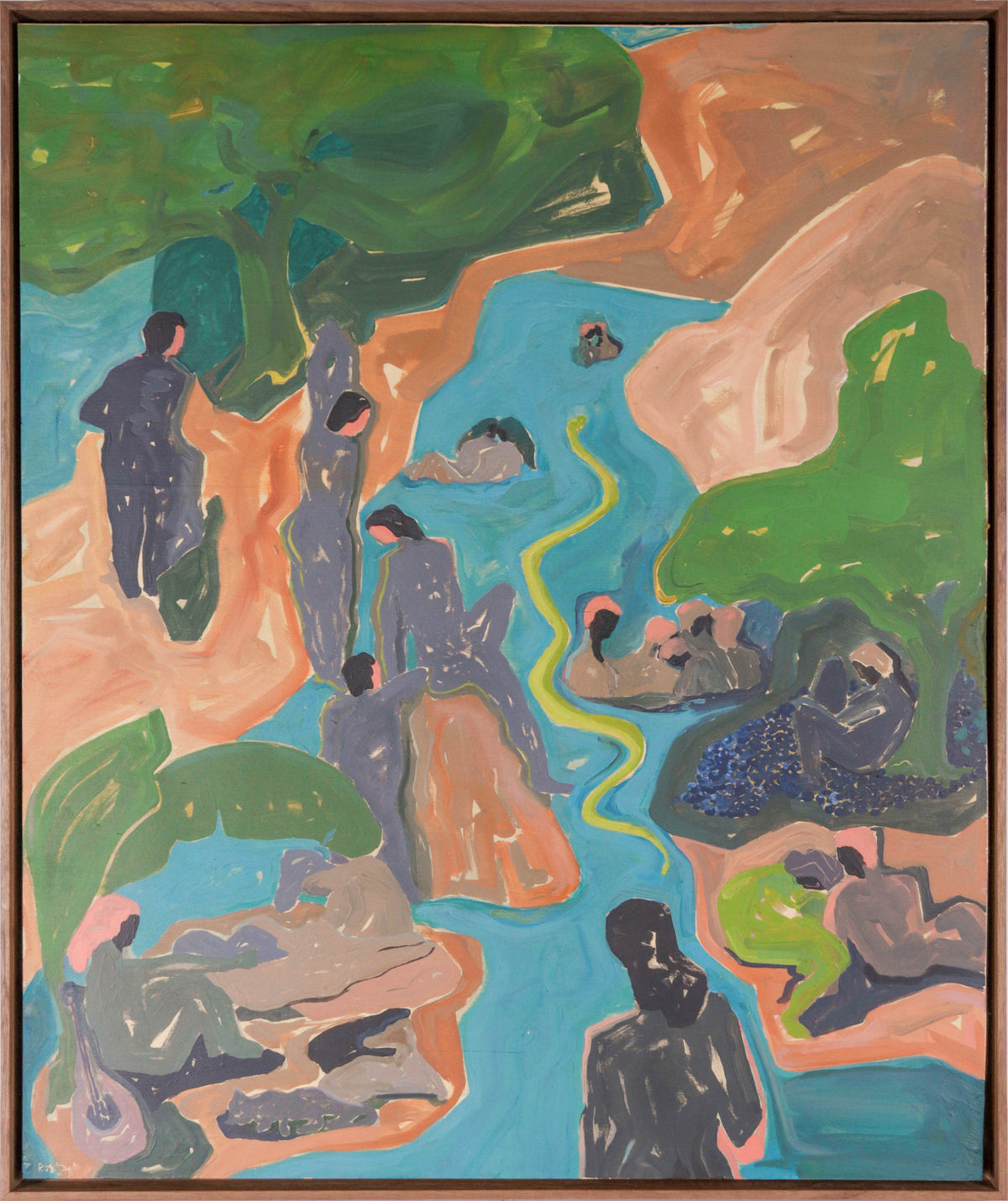 <i>A New Eden</i> <br>2024 Hand-Mixed Pigment <br><br>#C9575