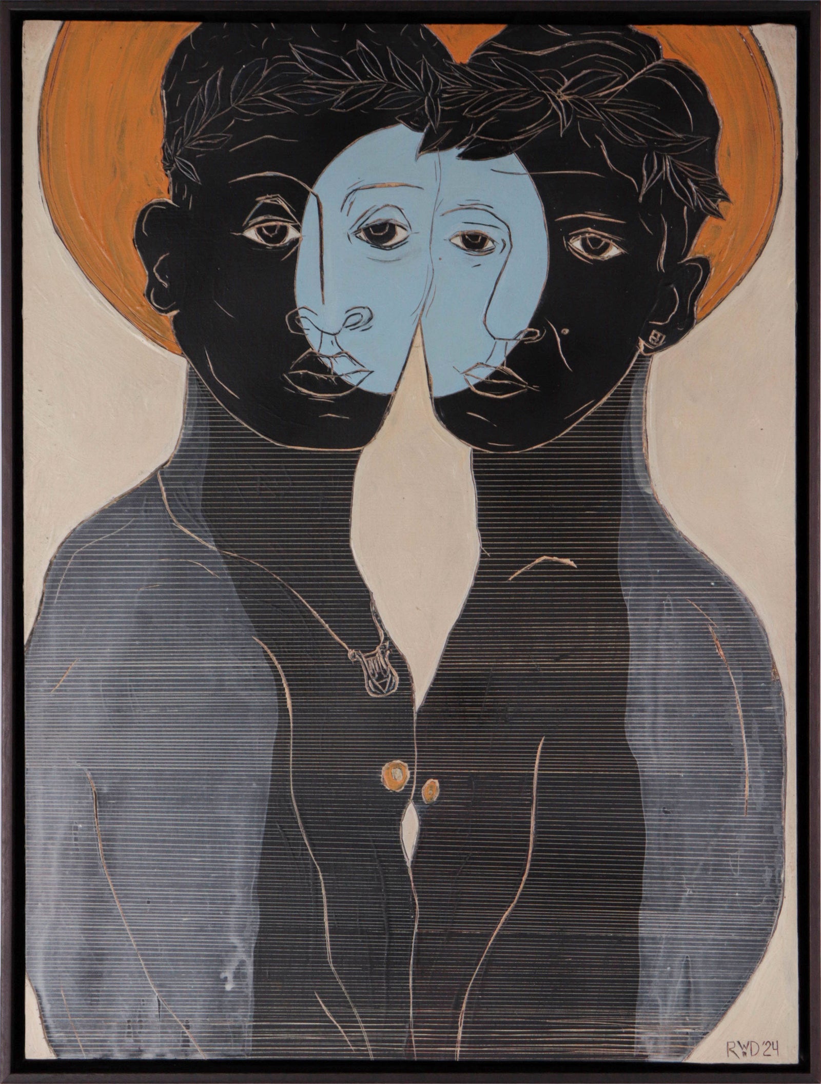 <i>Union (David & Jonathan)</i> <br>2024 Hand-Mixed Pigment <br><br>#C9579