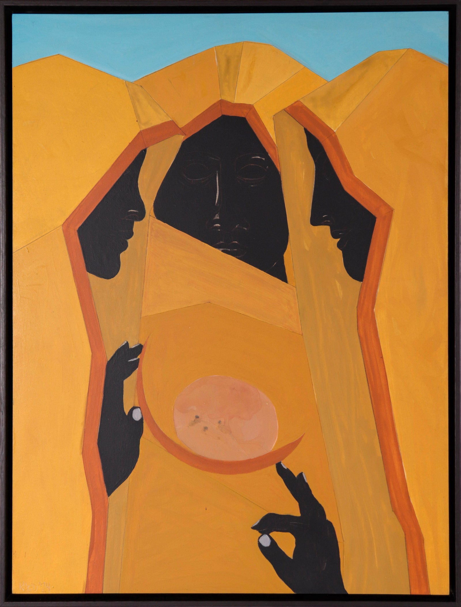 <i>Creation</i> <br>2024 Hand-Mixed Pigment <br><br>#C9586