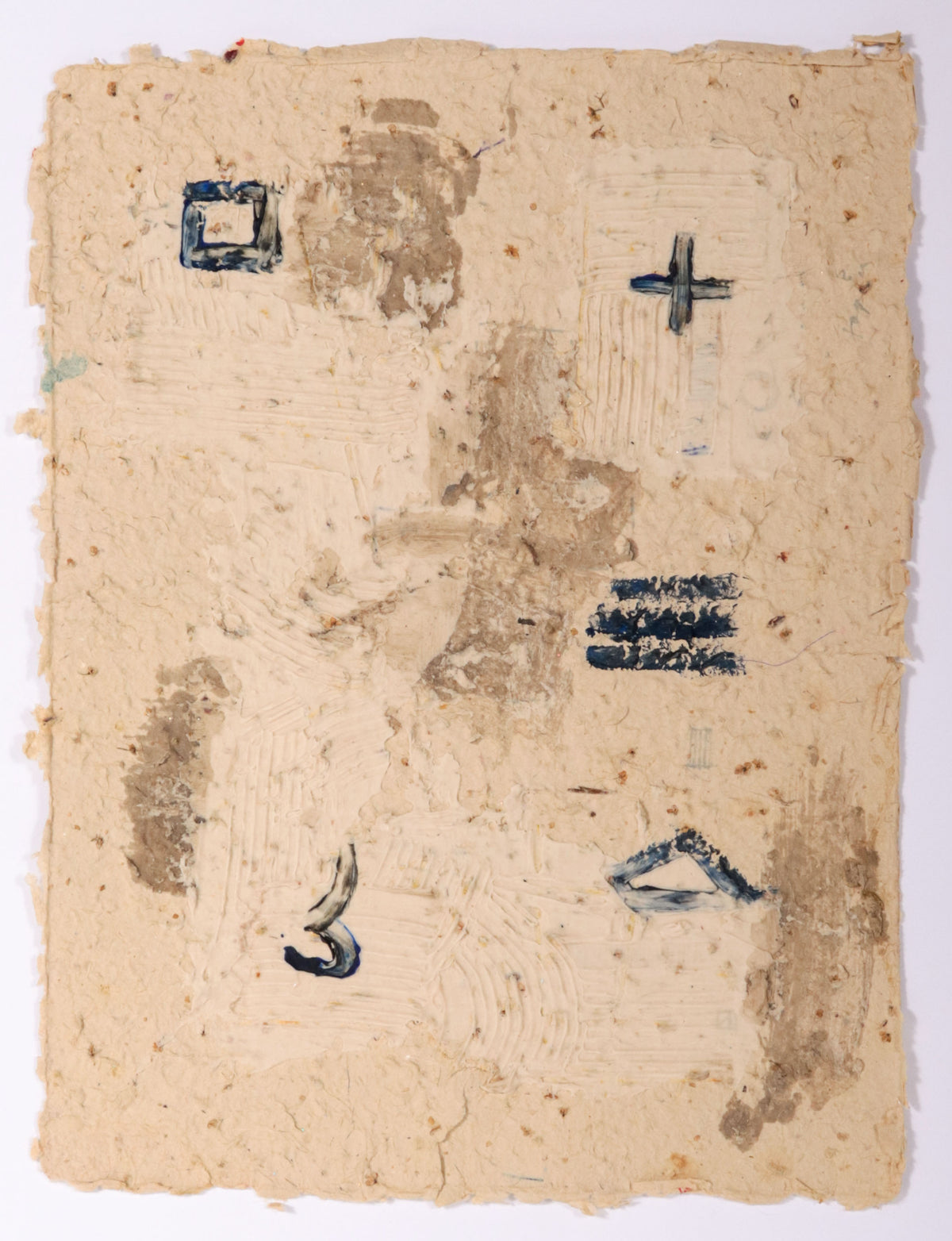 Mixed Media on Handmade Paper, 20th Century <br><br>#C9706