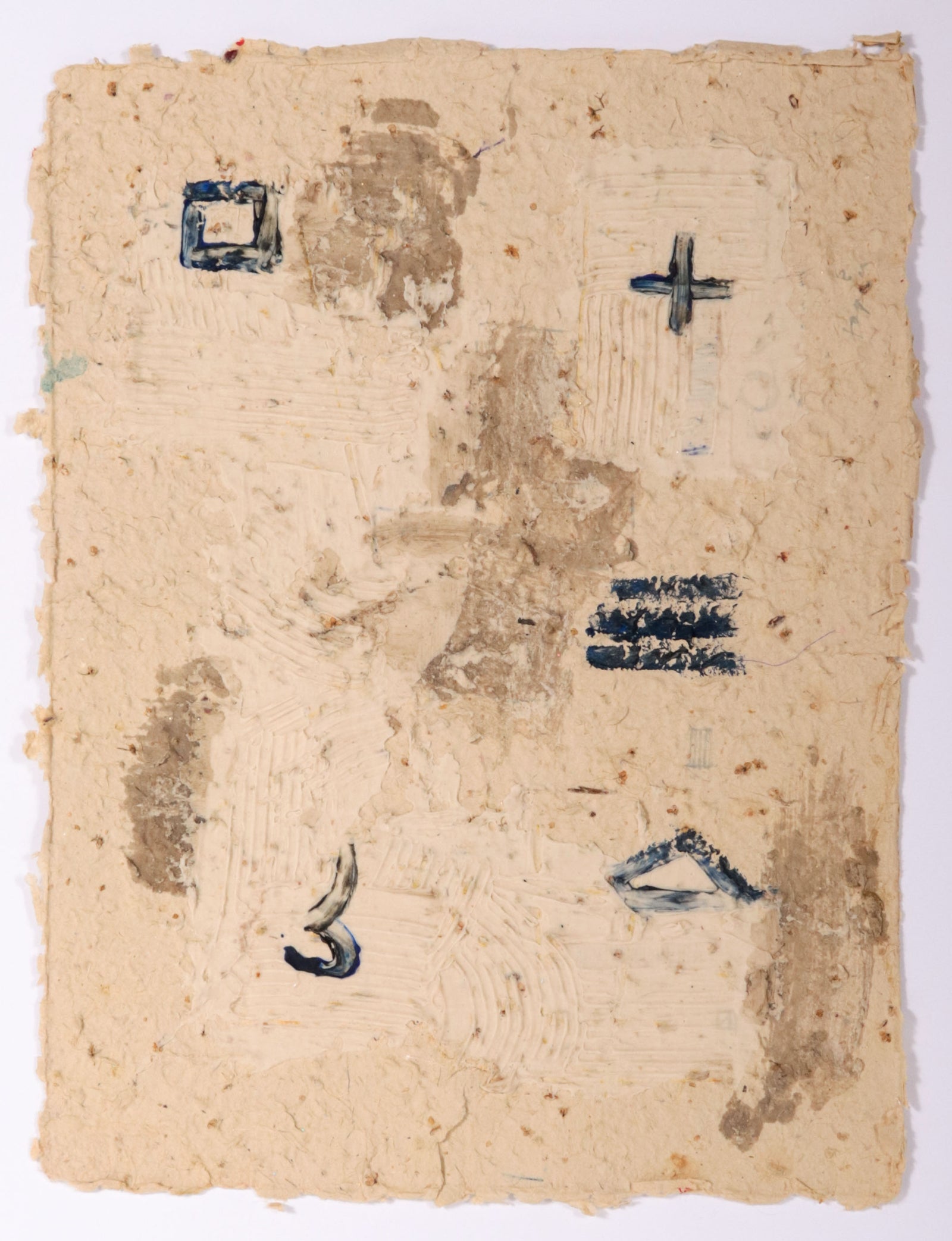 Mixed Media on Handmade Paper, 20th Century <br><br>#C9706