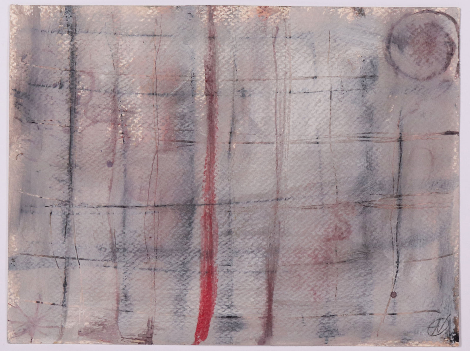 Grids & Lines <br>20th Century Mixed Media <br><br>#C9772