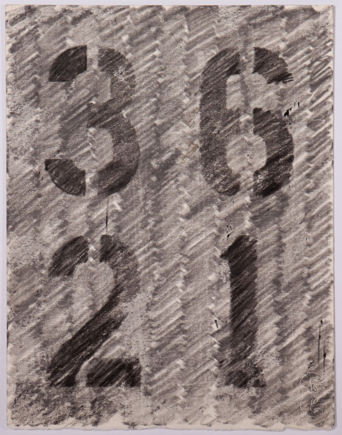 Number Study <br>20th Century Graphite <br><br>#C9774