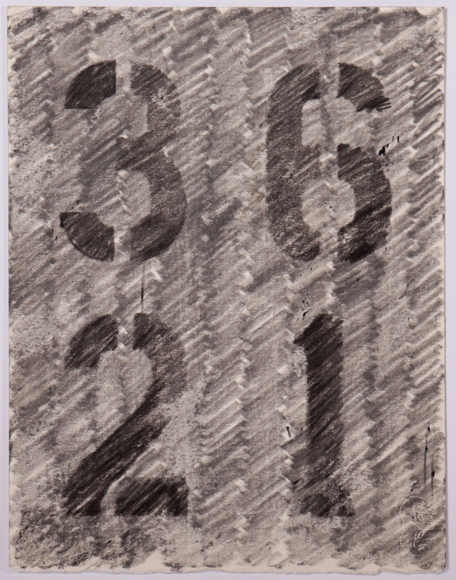 Number Study <br>20th Century Graphite <br><br>#C9774