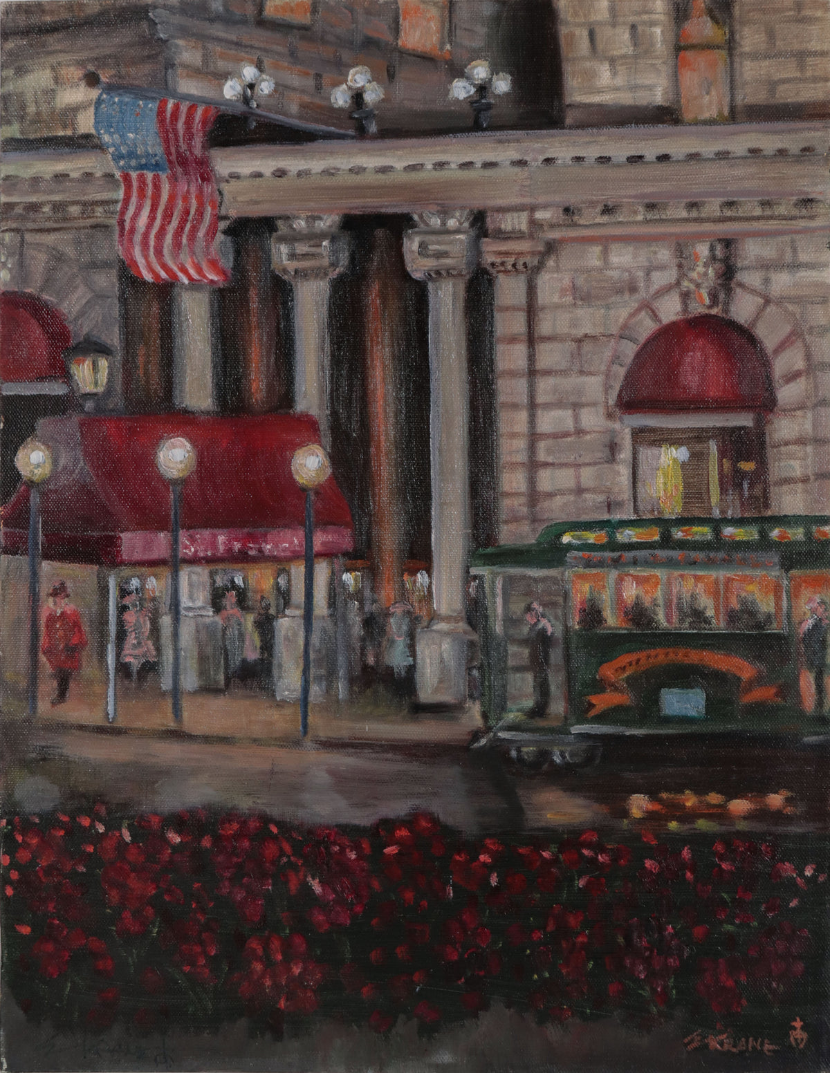 <i>Saint Francis Hotel</i> <br>2010 Oil <br><br>#D0182