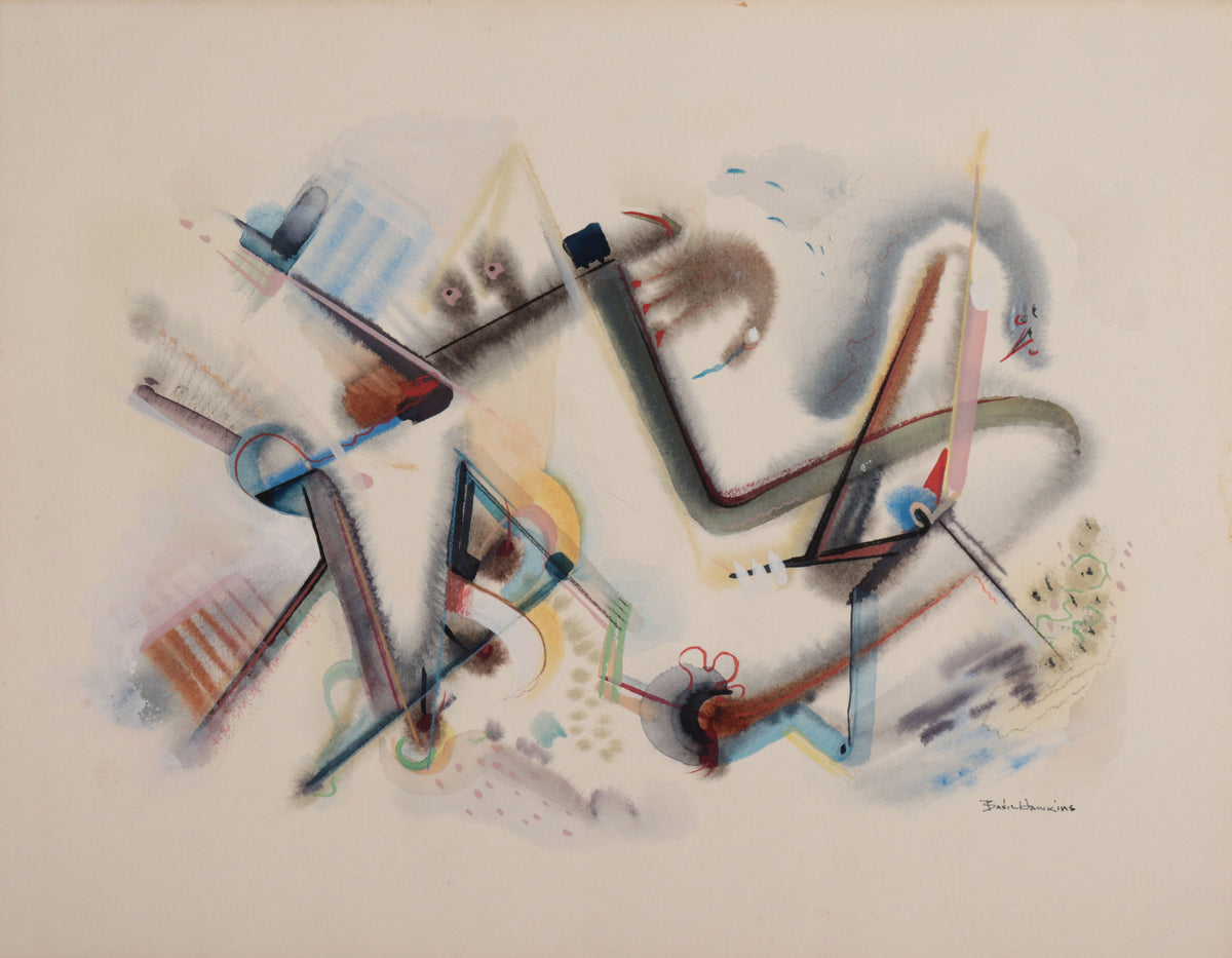 Surreal Abstraction <br>1950s Gouache <br><br>#D0203