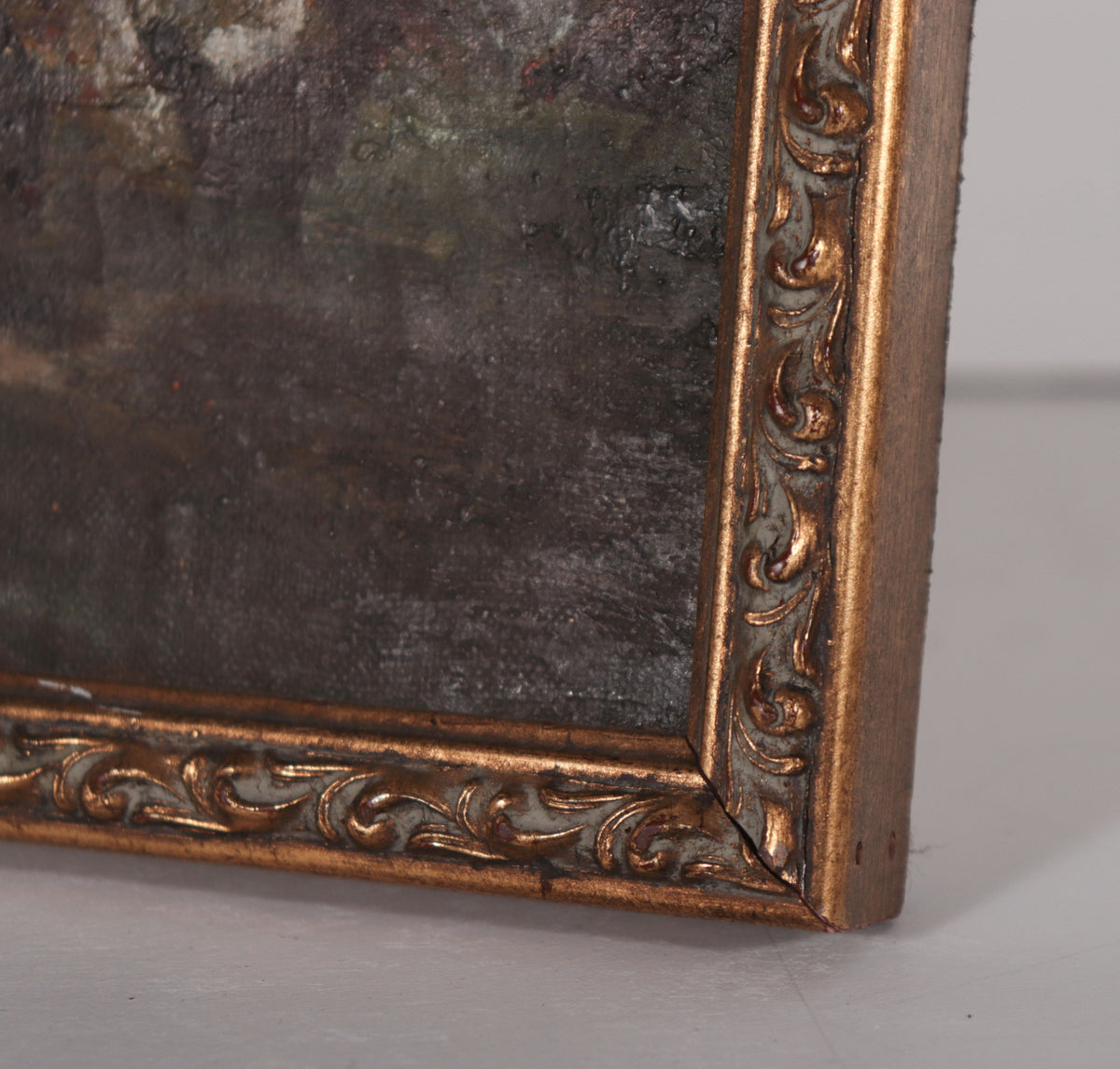 Sunny & Shadowed Scene <br>1914 Oil <br><br>#D0283