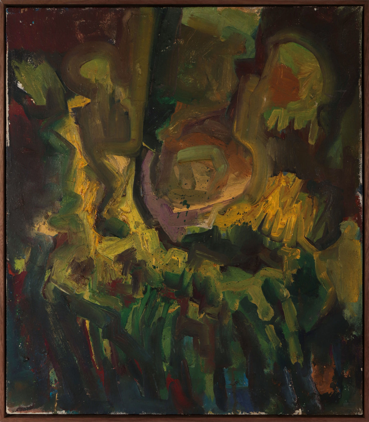 <i>Foliage</i> <br>1965 Oil <br><br>#D0307