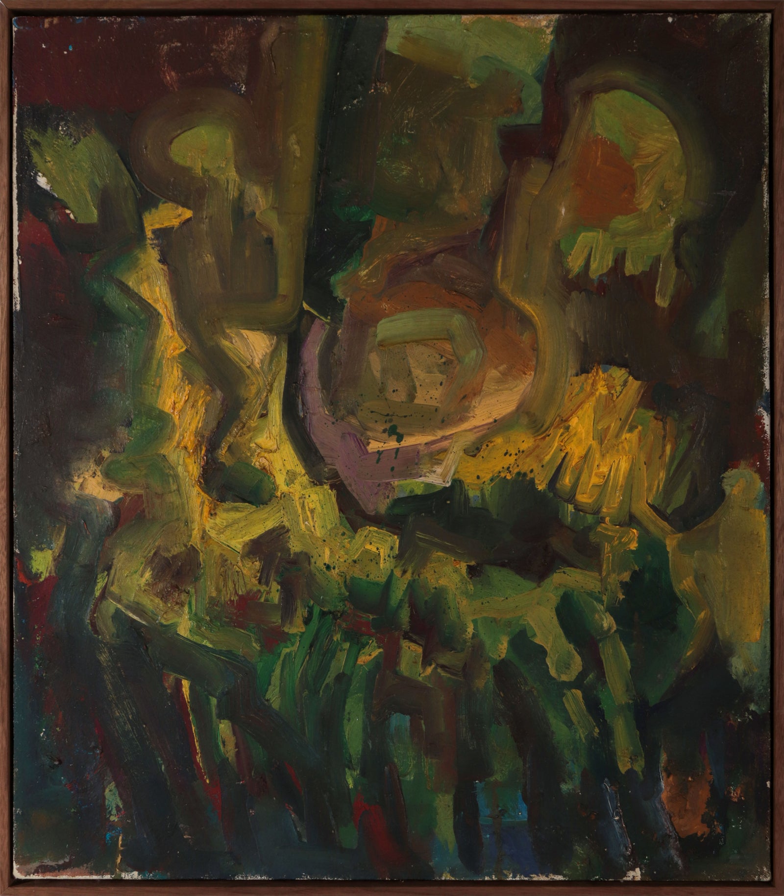 <i>Foliage</i> <br>1965 Oil <br><br>#D0307