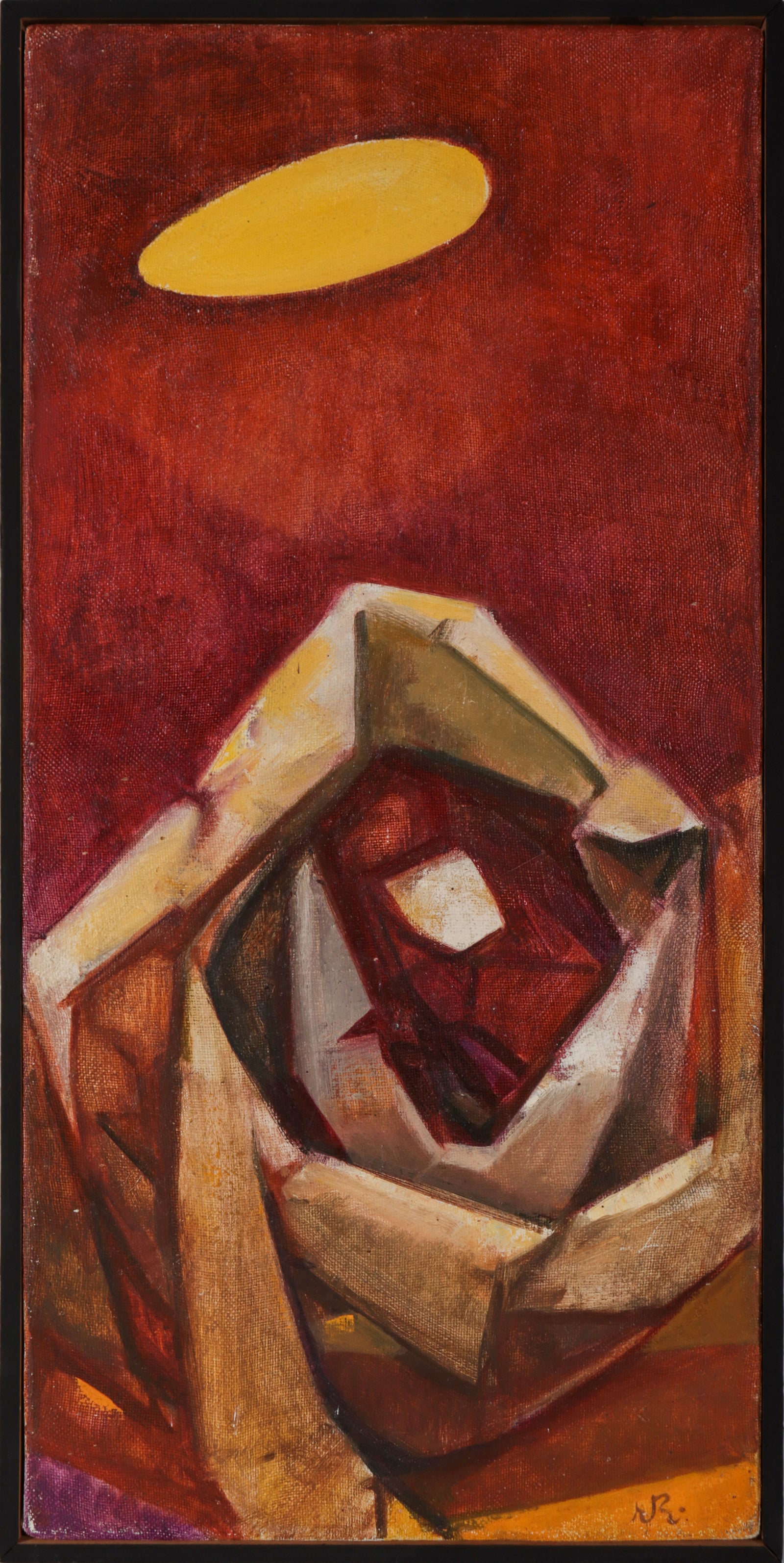 <i>Curve of the Earth</i> <br>1968 Casein <br><br>#D0316