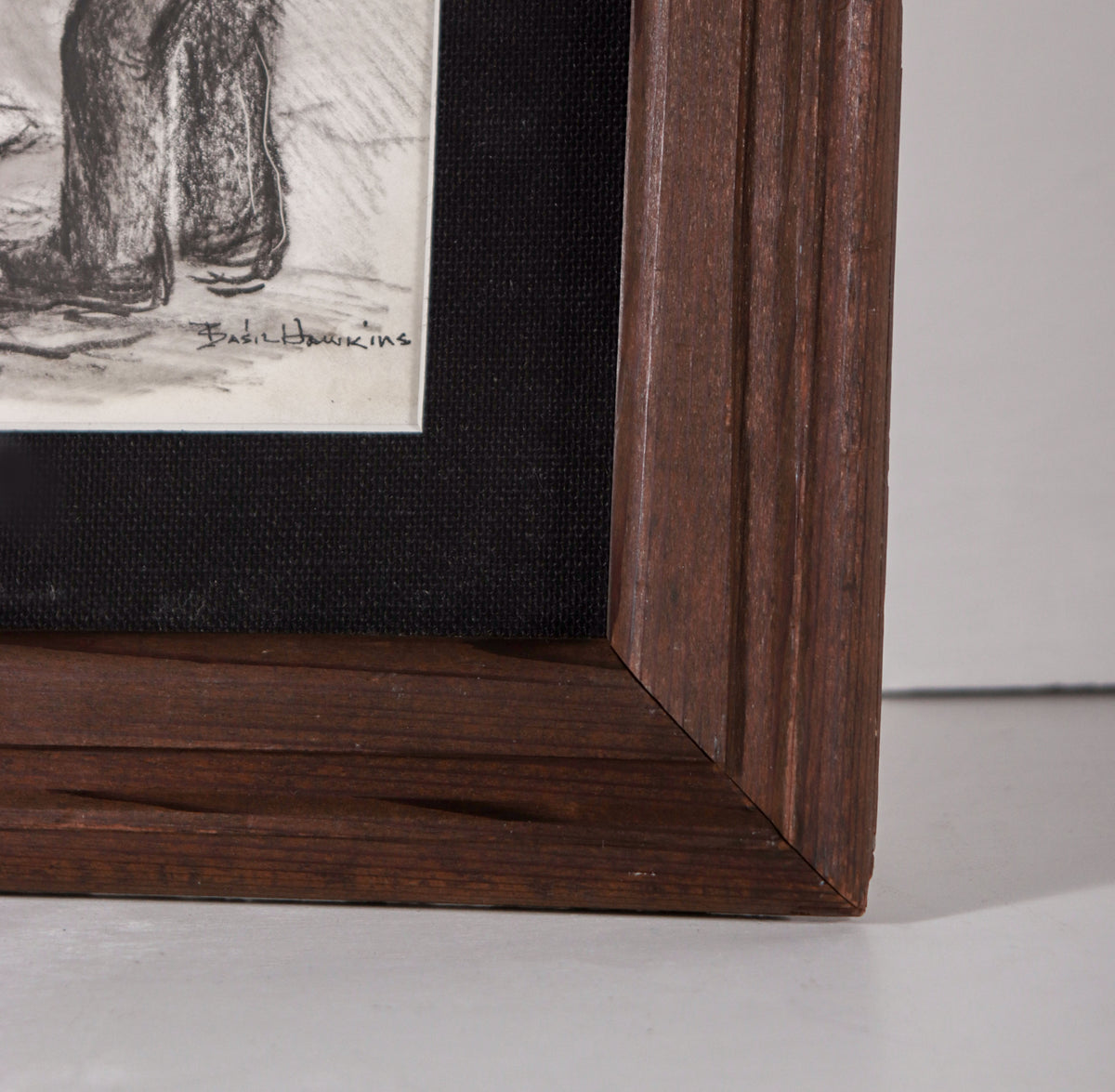 WPA Era Work Scene <br>1930-40s Grease Pencil <br><br>#D0361